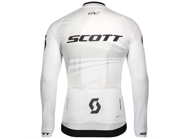 Scott Shirt M`s RC Pro l/sl Hvit/Sort S Sykkeltrøye